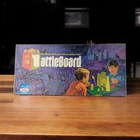Vintage 1972 Ideal Battleboard Game | Complete | Strategy Game |  Two Player Game | 1970s Toy |  Family Game Night