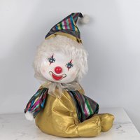 1985 Regency Wind Up Clown Musical, Animated Doll