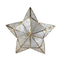 Vintage Capiz Star Tree Topper