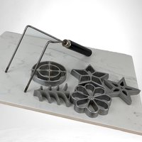 Vintage Nordic Ware Double Rosette & Timbale Iron, Cookie Mold, Pastry Shell, Scandinavian Treats, Baking