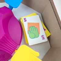 1987 Milton Bradley Hands Down Game, Vintage Board Game, Family Game, Card Game, Collectible Game, Retro Game, Kids Game