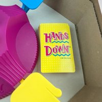 1987 Milton Bradley Hands Down Game, Vintage Board Game, Family Game, Card Game, Collectible Game, Retro Game, Kids Game