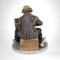 SIGNED Emmett Kelly Jr. Peanut Butter Figurine, Limited Edition, Clown Collectible, Vintage 1984