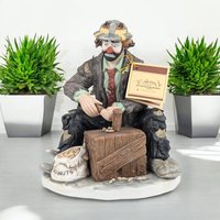 SIGNED Emmett Kelly Jr. Peanut Butter Figurine, Limited Edition, Clown Collectible, Vintage 1984