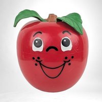 Vintage Fisher Price Happy Apple Chiming Toy