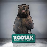 Vintage Kodiak Smokeless Tobacco Metal Sign