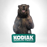 Vintage Kodiak Smokeless Tobacco Metal Sign