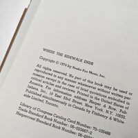 1974 Where the Sidewalk Ends by Shel Silverstein – Vintage Hardcover Poetry Book for Collectors & Fans