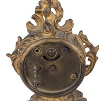 Antique New Haven Small Bronze Clock, Does Not Work
