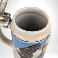 Vintage 1989 Budweiser Anheuser Busch Bald Eagle Stein | Collectible Beer Stein | Americana Decor