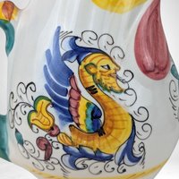 Vintage Italian Ceramic Rooster Pitcher/Creamer - William Sonoma, Farmhouse Kitchen Decor