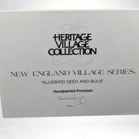 Vintage 1992 Dept 56 New England Village Bluebird Seed & Bulb | Light Up Building | Christmas Village Decor