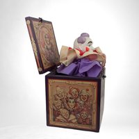 Vintage 1986 Faith Wick Enesco Grimaldi Musical Clown Jack in the Box | Limited Edition #2381 | Plays "Send in the Clowns"