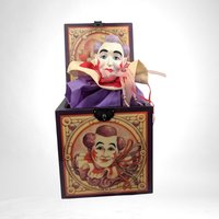 Vintage 1986 Faith Wick Enesco Grimaldi Musical Clown Jack in the Box | Limited Edition #2381 | Plays "Send in the Clowns"