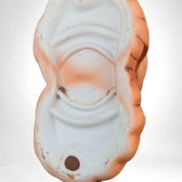 Vintage Ceramic Jack O' Lantern Pile Candle Holder | 5 1/2" Tall | Halloween Decor | Fall Centerpiece