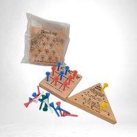 Vintage 1980s Wood and Peg Puzzles Set of 3 | Brain Teasers | Educational Toys
