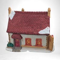 Vintage 1997 St. Nicholas Square Honeybee Florist Village House with Light - Christmas Decor