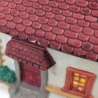 Vintage 1997 St. Nicholas Square Honeybee Florist Village House with Light - Christmas Decor