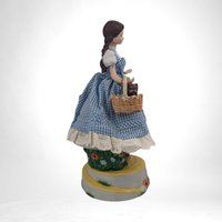 Vintage 1996 Enesco Barbie as Dorothy Music Box - Wizard of Oz, Ceramic Figurine, Collectible