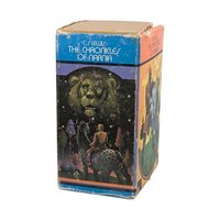 Vintage 1974 C.S. Lewis Chronicles of Narnia Boxed Book Set - 7 Books - Twelfth Printing