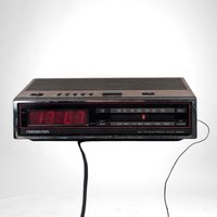 Vintage Soundesign 3636-A AM/FM Clock Radio, Working, 1980s Retro Alarm Clock, Red LED Display, Bedroom Decor, Collectible Electronics