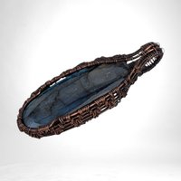 Handmade Copper Wire Wrapped Blue Labradorite Pendant | Unique Artisan Jewelry | Mystical Gift