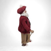 Vintage Possible Dreams Golfing Santa Figurine | Christmas Decor | Santa Claus Collectible | Golfer Gift