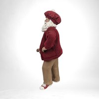 Vintage Possible Dreams Golfing Santa Figurine | Christmas Decor | Santa Claus Collectible | Golfer Gift