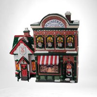 Vintage 1997 Department 56 Main Street Gift Shop | Original Snow Village | Lighted Christmas Village House | Ceramic Holiday Decor