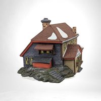 Vintage 1992 Dept 56 New England Village Bluebird Seed & Bulb | Light Up Building | Christmas Village Decor