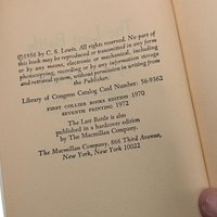 Vintage 1974 C.S. Lewis Chronicles of Narnia Boxed Book Set - 7 Books - Twelfth Printing