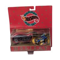 1996 Hot Wheels Holiday Edition Car with Collector Case | Limited Edition Die-Cast Toy | Vintage Holiday Collectible for Car Enthusiasts