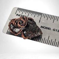Handmade Copper Wire Wrapped "Unbreakable" Heart Pendant | Sentimental Jewelry | Antiqued Copper | Gift for Strength and Love