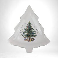 Vintage Nikko Christmas Tree Shaped Plate | Holiday Serving Dish | Christmas Decor | Collectible Plate