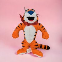 Vintage 1993 Kellogg's Tony the Tiger Plush | 10" Stuffed Animal | Frosted Flakes Mascot | 90s Throwback Toy