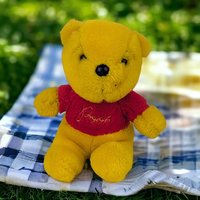 Vintage Sears Winnie the Pooh Plush | 6" Stuffed Animal | Classic Pooh Bear Toy | Collectible Childhood Favorite