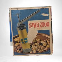Vintage Sawa 2000 Deluxe Cookie Press, Complete Set, Spritz Cookies, Swedish Cookie Gun, Retro Baking Tool
