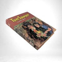 1955 The Adventures of Tom Sawyer | Mark Twain | Illustrated Hardcover | Whitman Publishing | Vintage Children's Book
