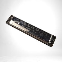 Vintage M. Hohner The Echo Harmonica - 5 1/2" - German Made - Collectible Musical Instrument - Untested