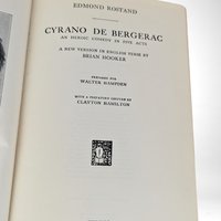 Vintage Cyrano De Bergerac Text by Brian Hooker | Classic Play | Hardcover | Gift Idea