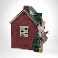 Vintage 1990 Rex and Lee Brown Sons Village House | Lighted Christmas Village | Ceramic Christmas House | Holiday Decor