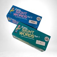 Vintage 1987 Frank Schaffer Easy Sight Words Sets 1 & 2, Complete, Educational Toys, Early Learning