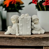 Vintage Department 56 Snowbabies Figurines - Angels, Candle Holders, Snowman, Winter Decor, Collectible Figurines