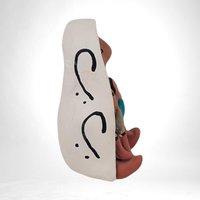 Vintage Navajo Storyteller Figurine, Handcrafted, Native American Art, 4.5" Tall, Gift