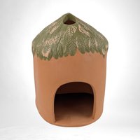 Vintage Peruvian Nativity Clay Candle Holder, 10,000 Villages, Fair Trade, Home Decor, Christmas Gift