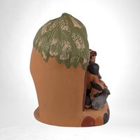 Vintage Peruvian Nativity Clay Candle Holder, 10,000 Villages, Fair Trade, Home Decor, Christmas Gift