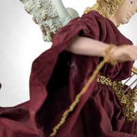 Vintage Possible Dreams Clothique Angel Tree Topper, 8.5" Tall, Christmas Decor