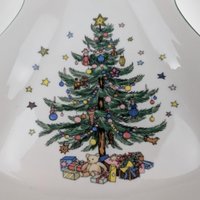 Vintage Nikko Christmas Tree Shaped Plate | Holiday Serving Dish | Christmas Decor | Collectible Plate