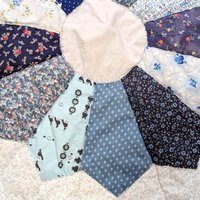 Vintage Handmade Quilted Table Topper | 28" Round | Home Decor | Cottagecore | Farmhouse Style