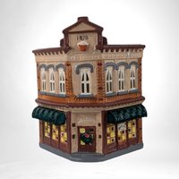 Vintage 1986 Department 56 Snow Village Bakery - Lighted Ceramic Building - Christmas Village Collectible